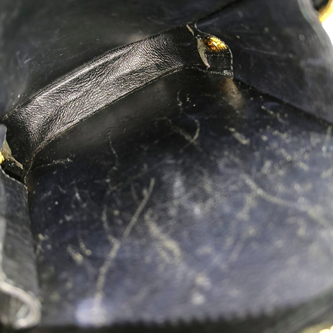 Calfskin Crossbody Bag Black