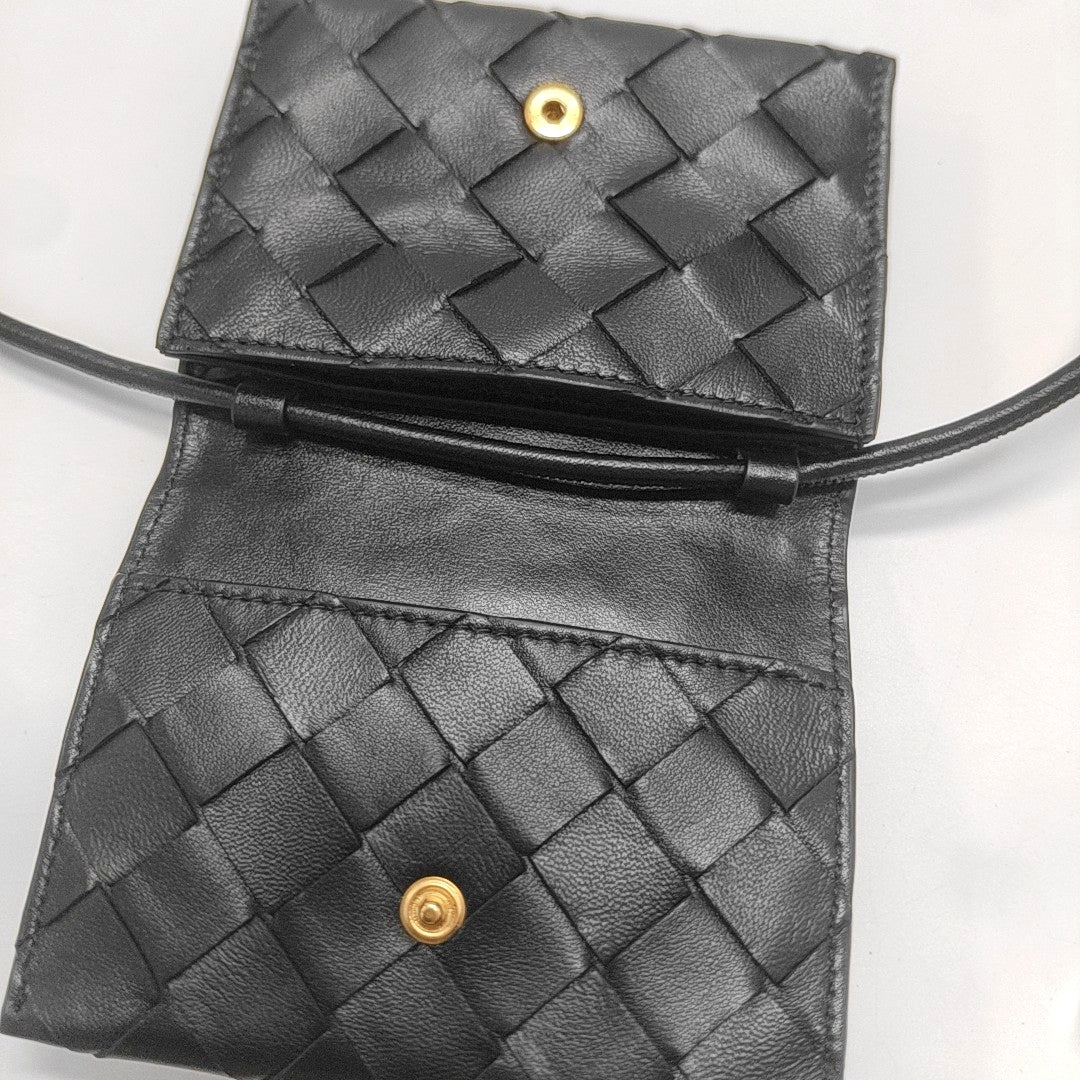 Calfskin Shoulder Bag Black