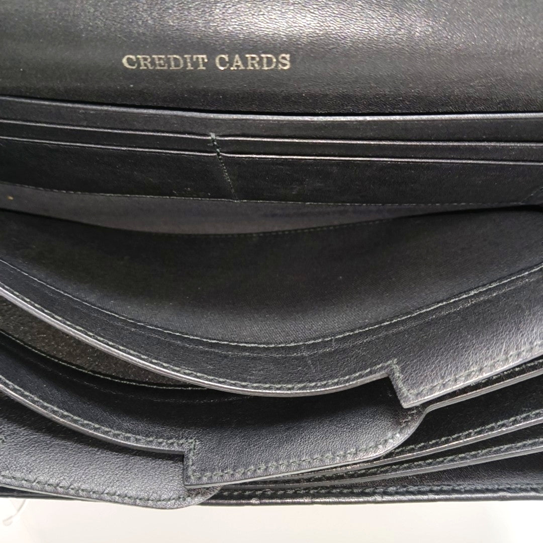 Monogram Calfskin Clutch Black