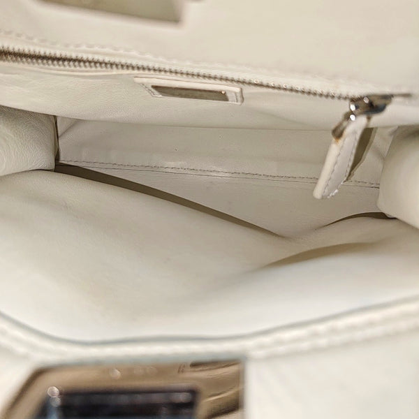 Peekaboo Mini Calfskin White