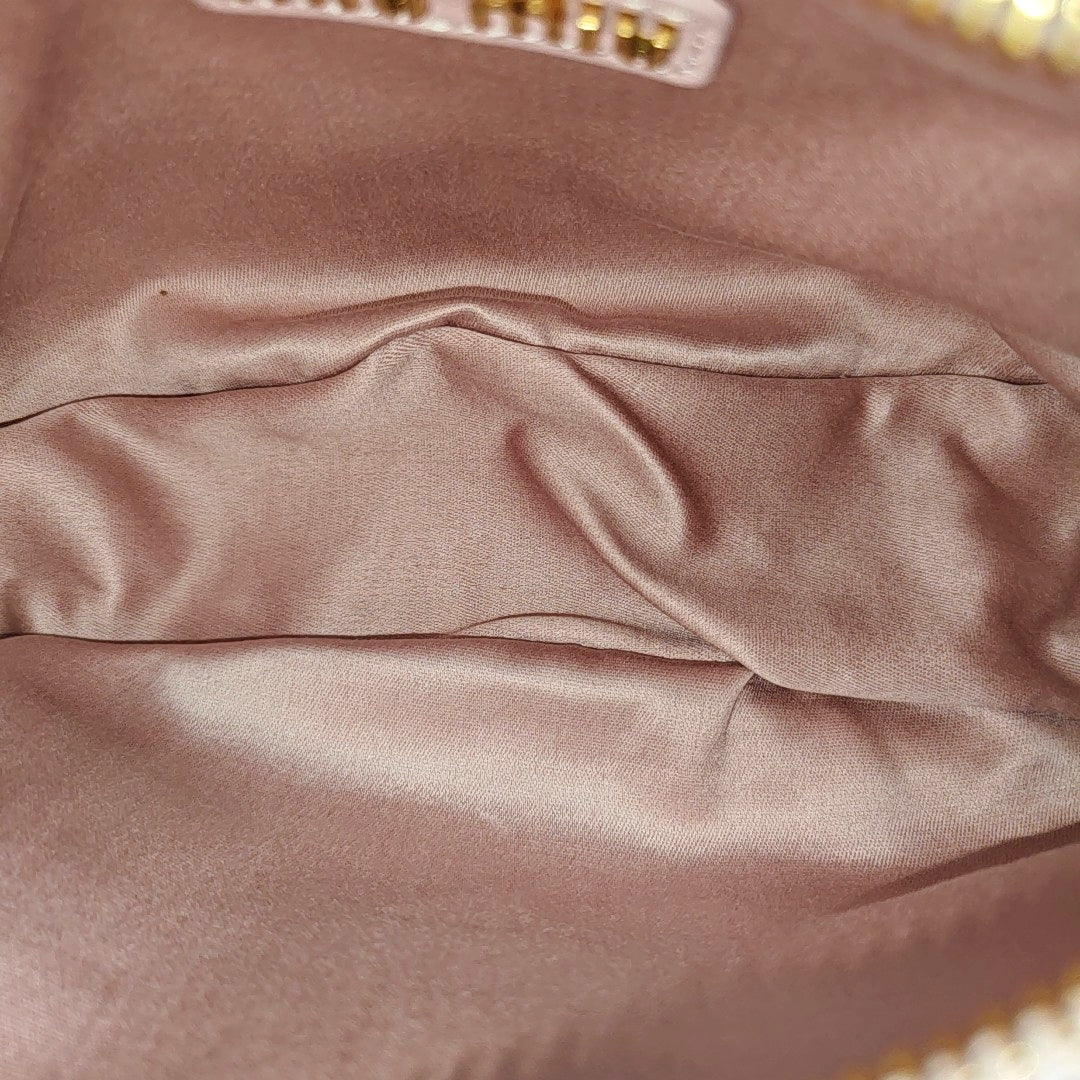 Wander Matelassé Small Quilted Lambskin Pink