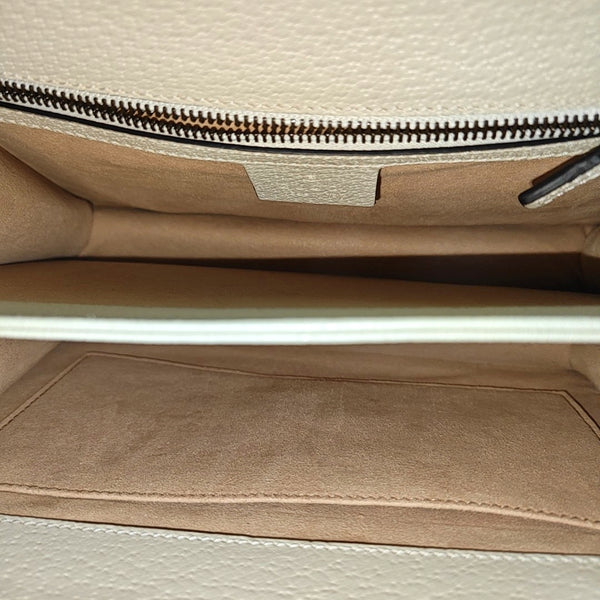 Ophidia Small Monogram Coated Canvas Beige