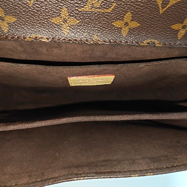 MÉTIS MM Monogram Coated Canvas Brown