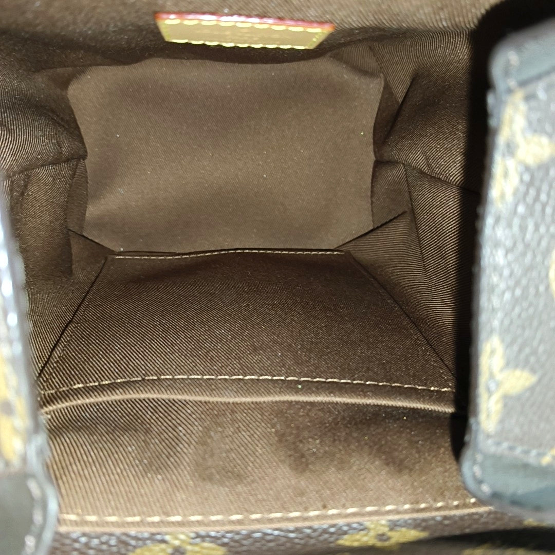 MILK BOX Monogram Coated Canvas Brown