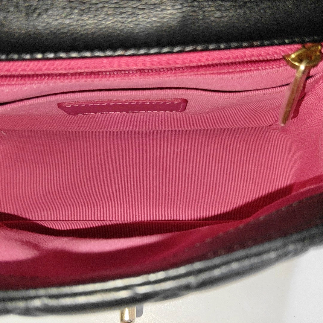 CLASSIC FLAP Mini Quilted Lambskin Black