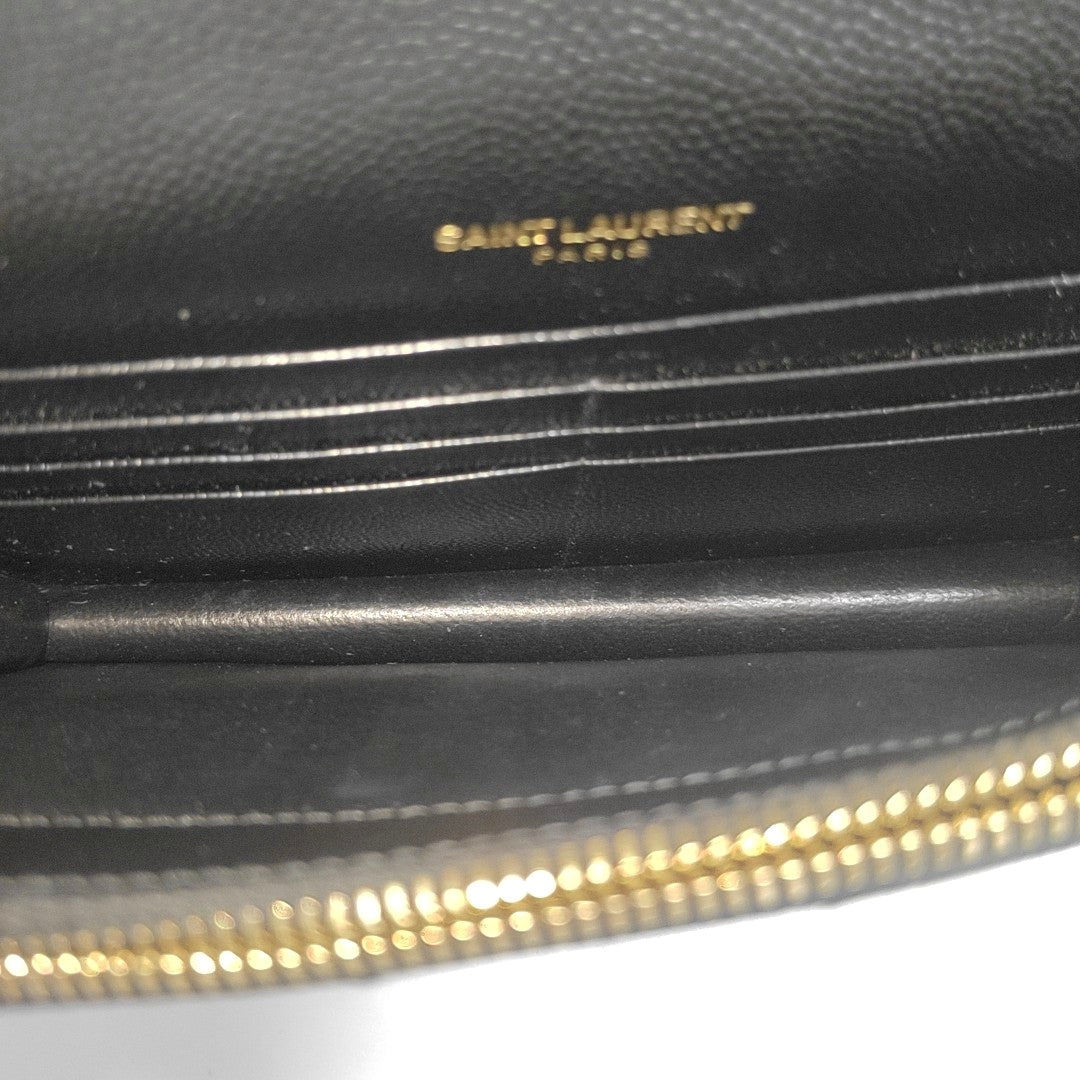 MONOGRAM WOC Chevron Calfskin Black