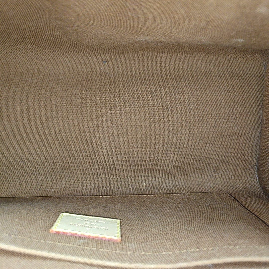 POPINCOURT Monogram Coated Canvas Brown
