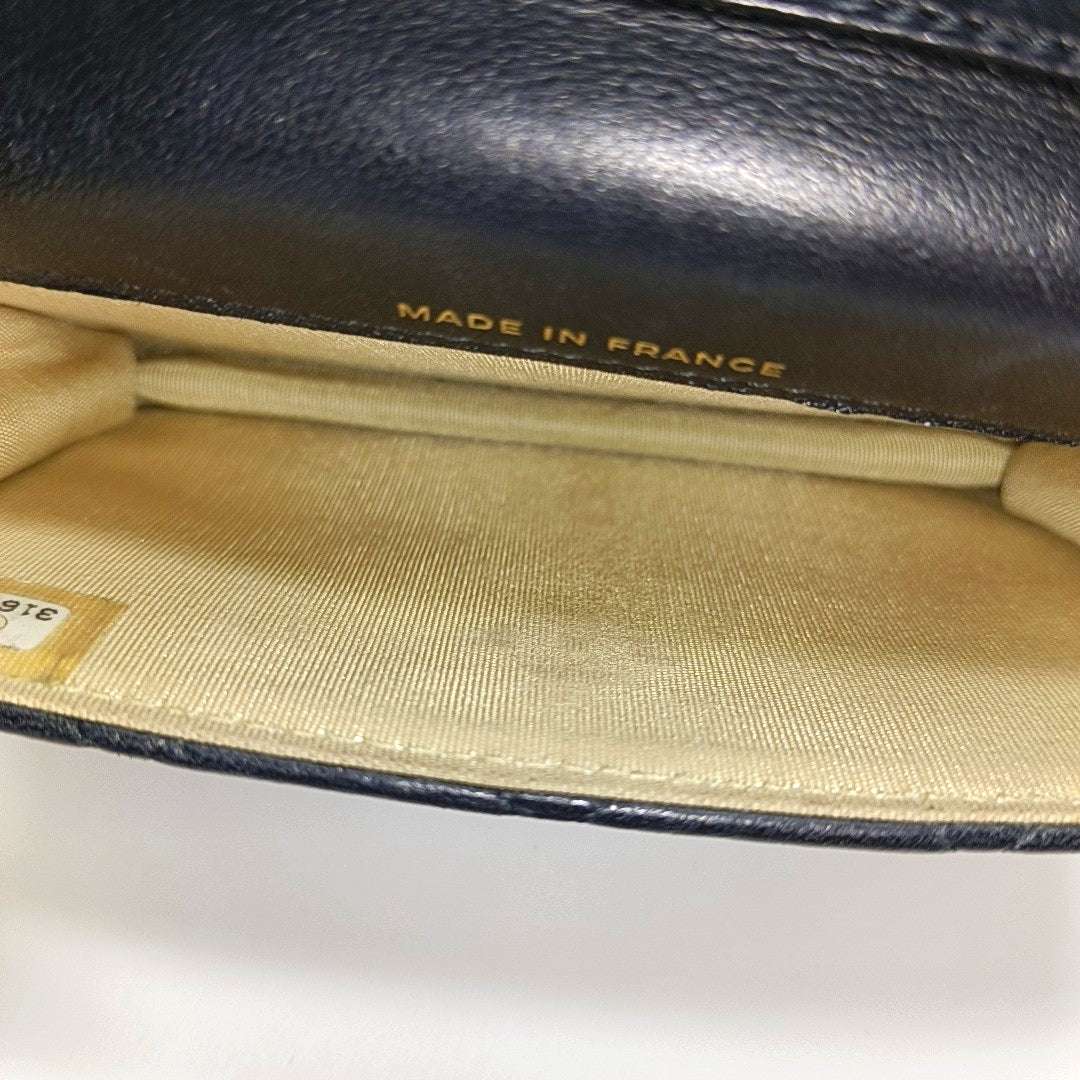 Quilted Lambskin Black