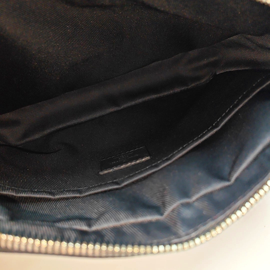OUTDOOR PM Monogram Coated Canvas Black
