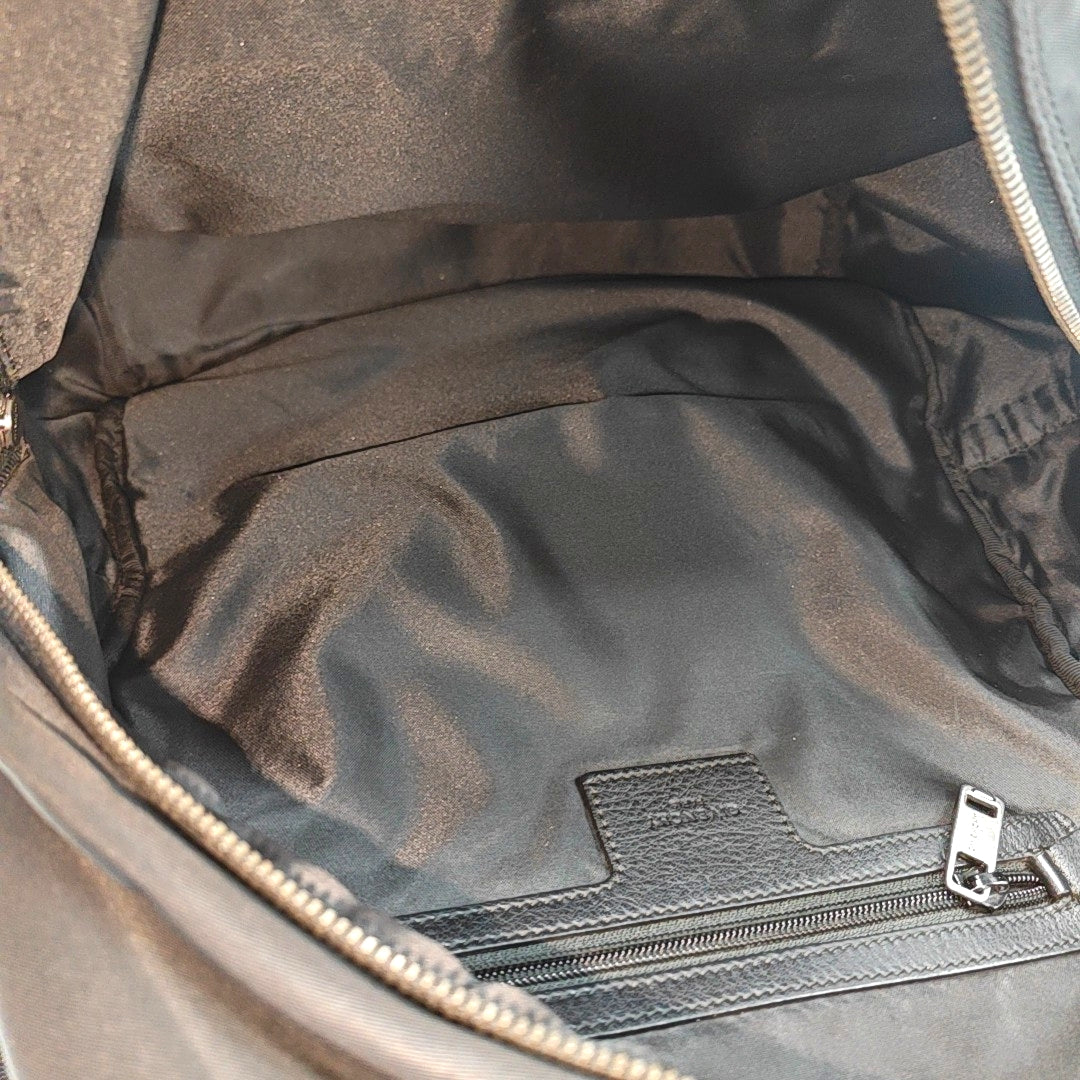 Nylon Backpack Black