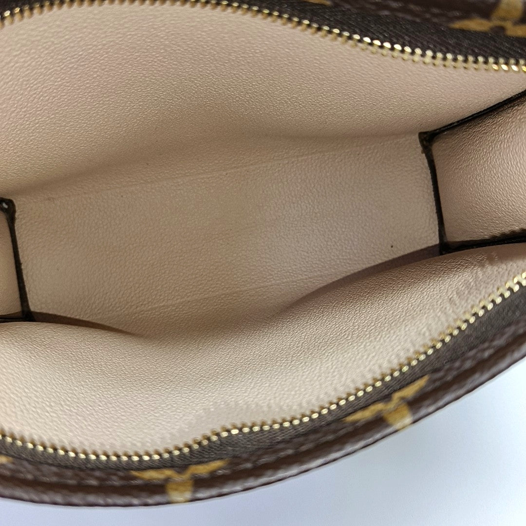 TOILET POCKET 19 Monogram Coated Canvas Brown