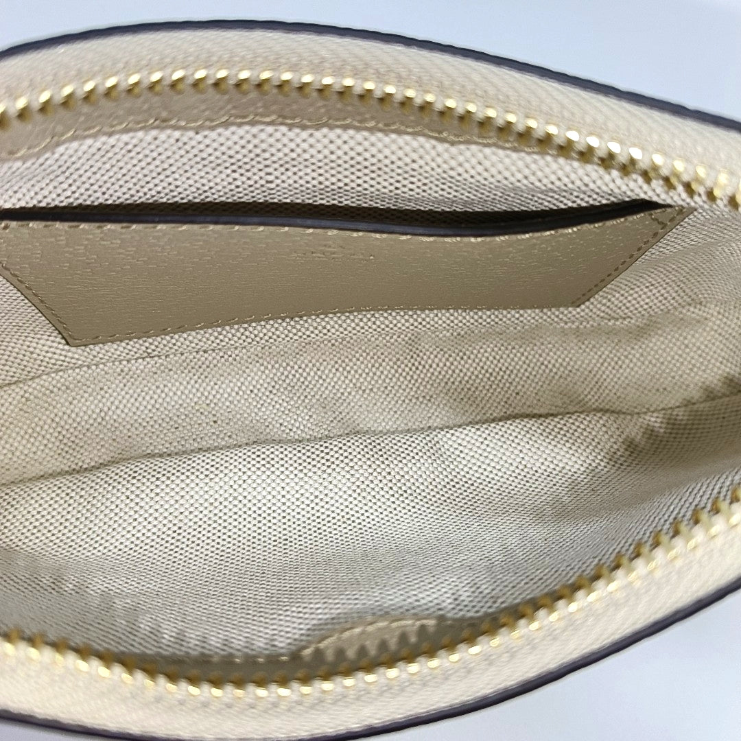 Ophidia Mini Monogram Coated Canvas Beige
