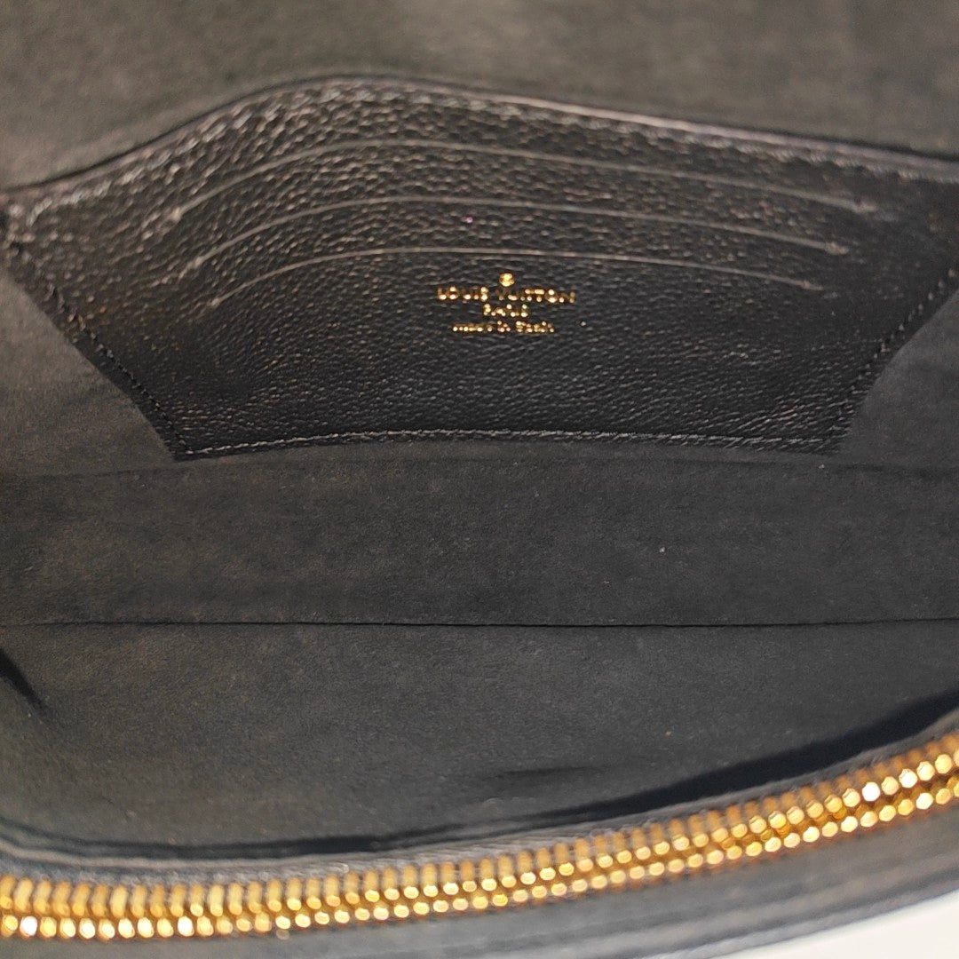IVY Monogram Calfskin Black