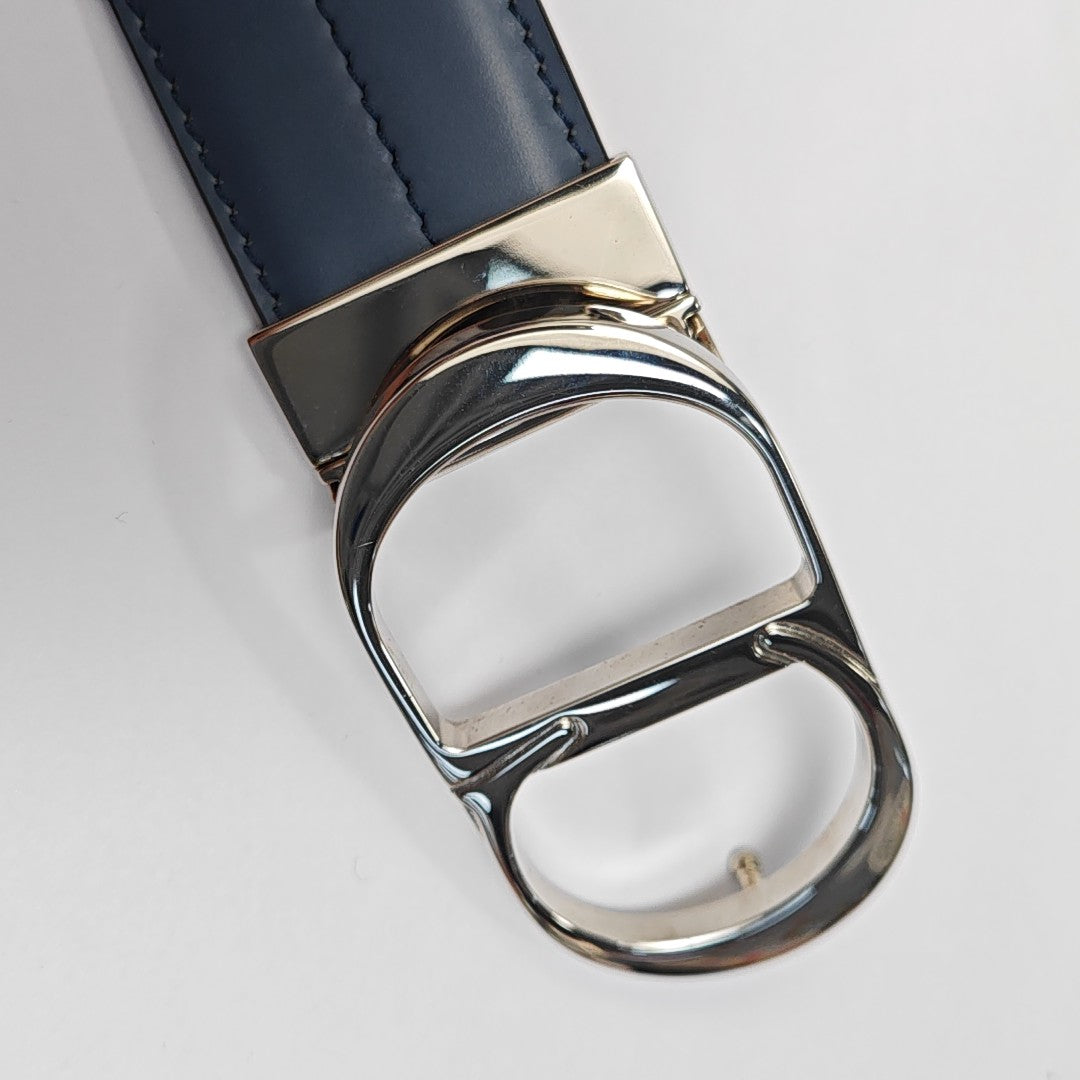 Leather Belt Blue