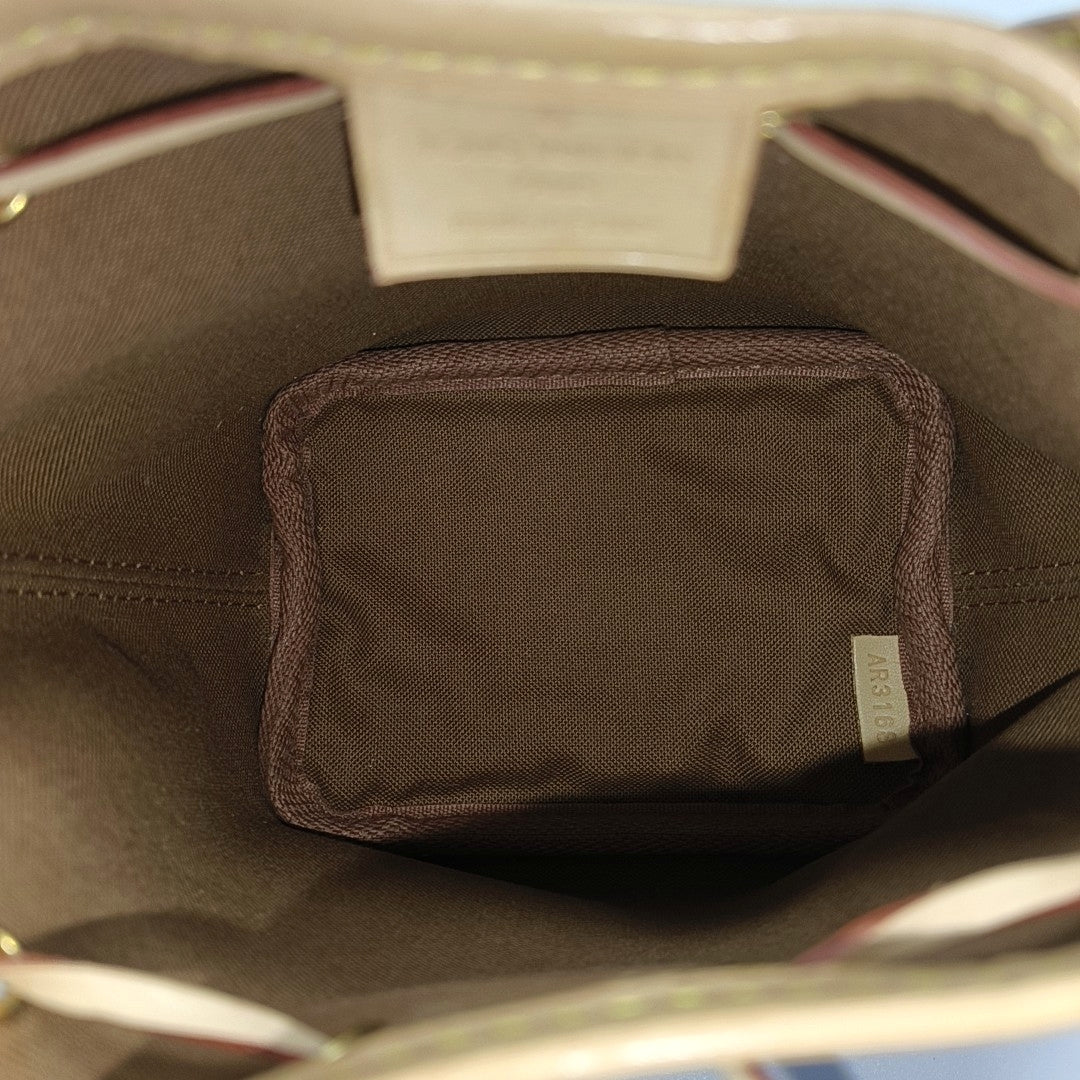 NÉONOÉ Nano Monogram Coated Canvas Brown