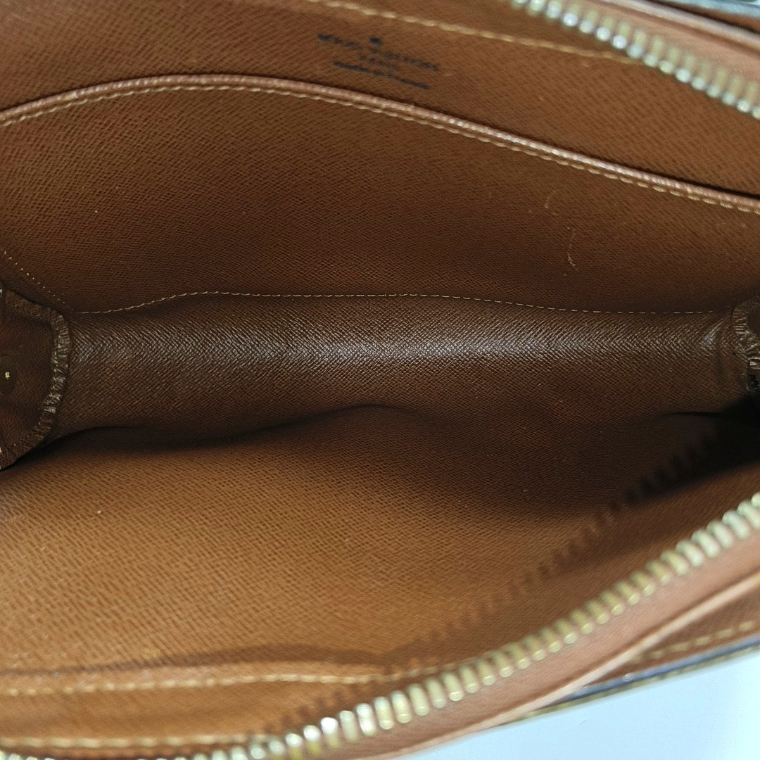 SAC BANDOULIERE Monogram Coated Canvas Brown