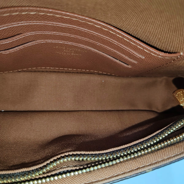 IVY Monogram Coated Canvas Brown