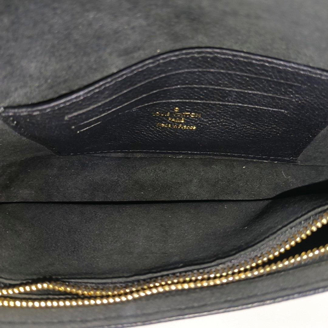 IVY Monogram Calfskin Black