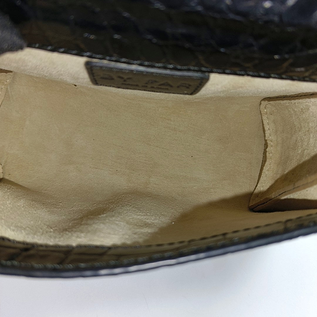 Leather Shoulder Bag Mini Black