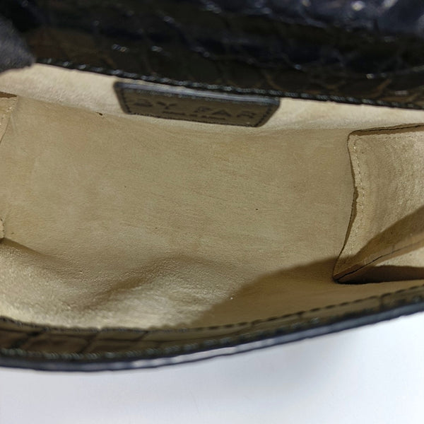 Leather Shoulder Bag Mini Black