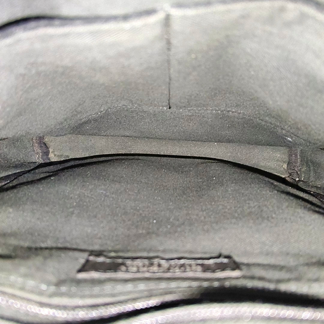 Fabric Shoulder Bag Black