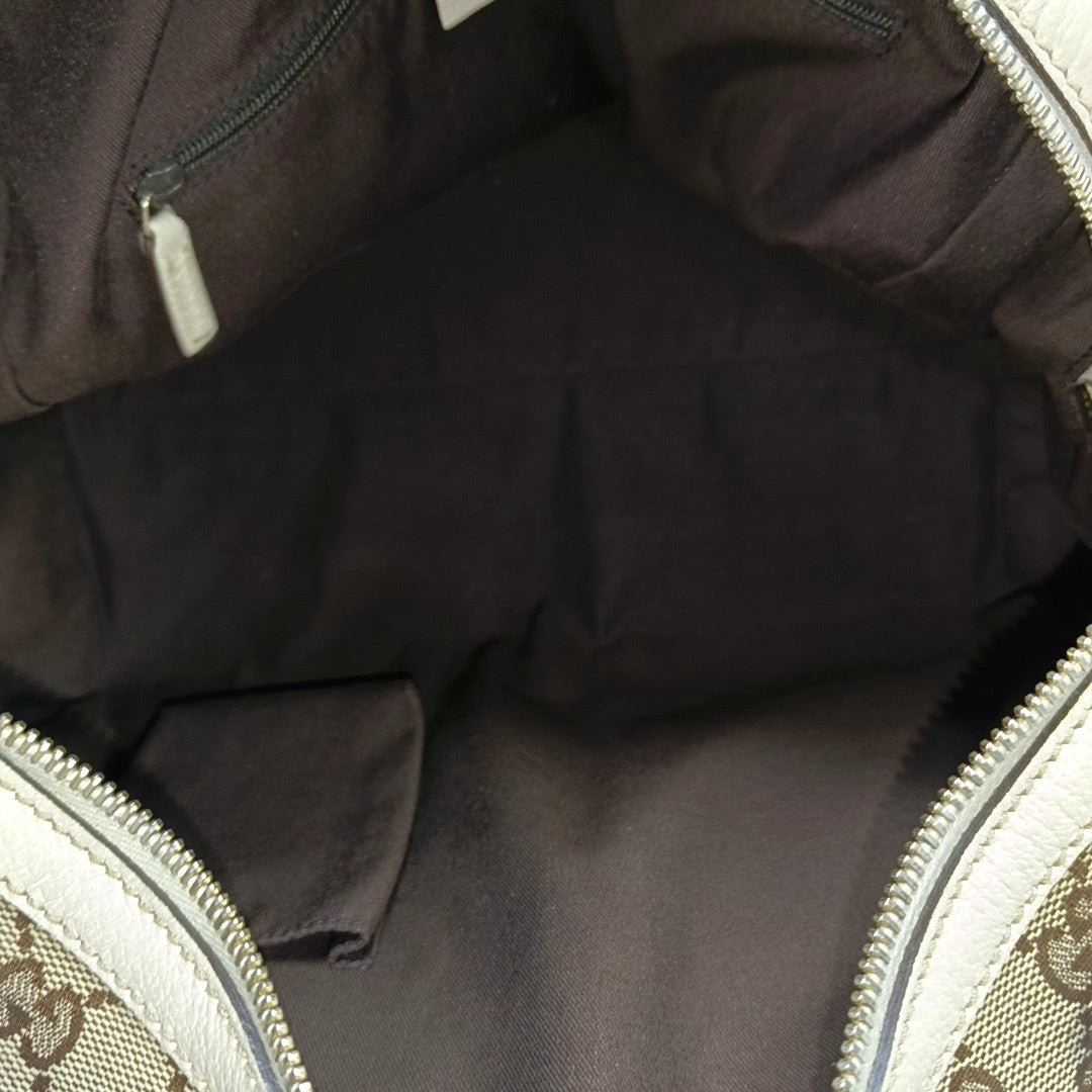 Monogram Canvas Top Handle Bag Brown