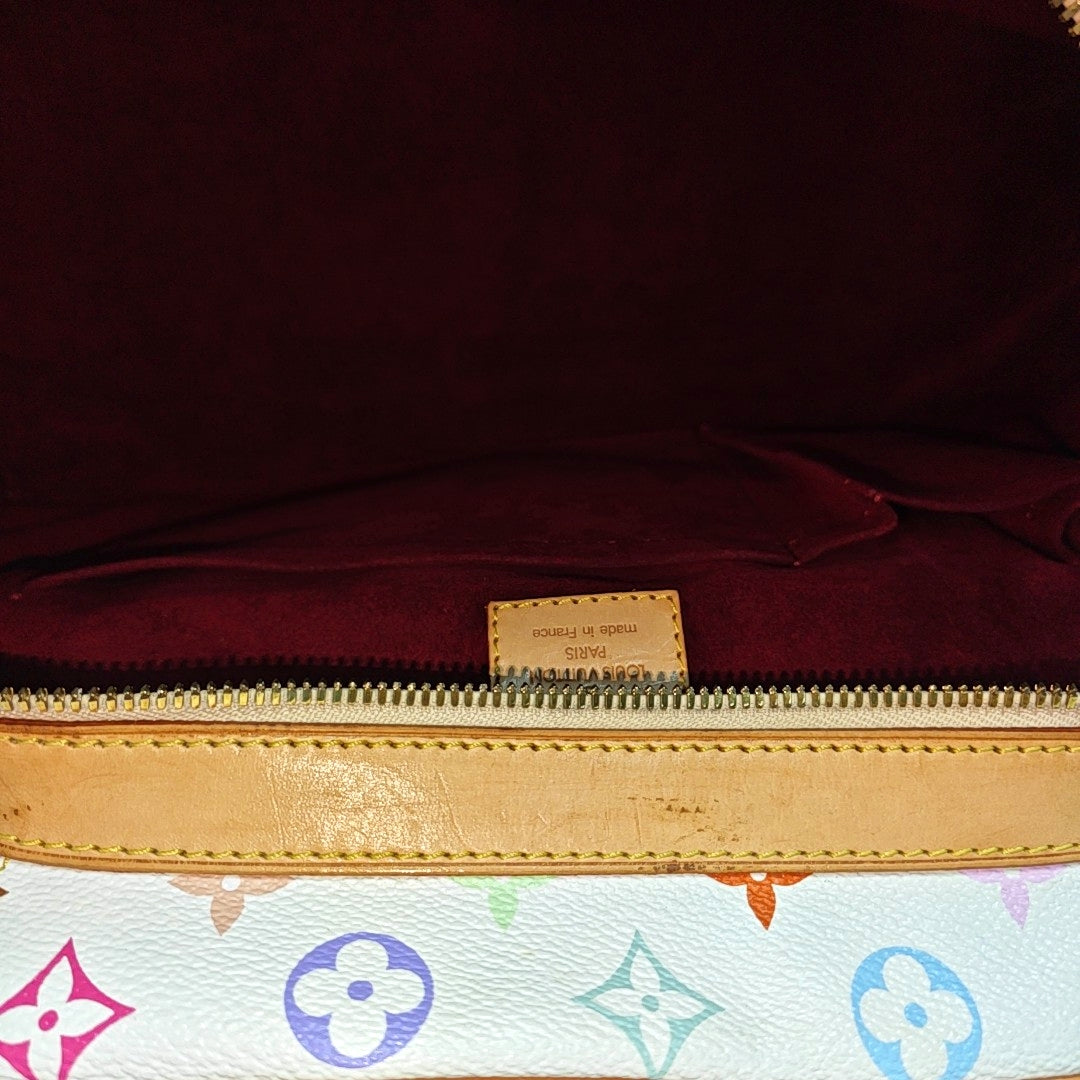 LV × TM CLAUDIA Monogram Coated Canvas White