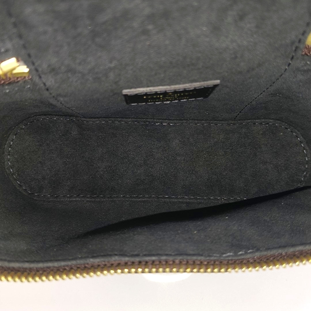 Vanity Chain Pouch Monogram Coated Canvas Brown