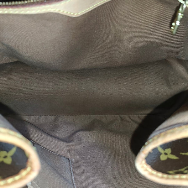 BATIGNOLLES MM Monogram Coated Canvas Brown