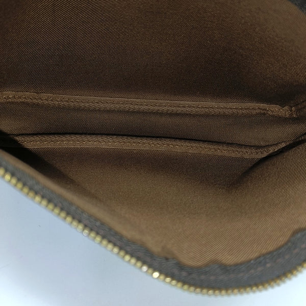 ACCESSOIRES Monogram Coated Canvas Brown