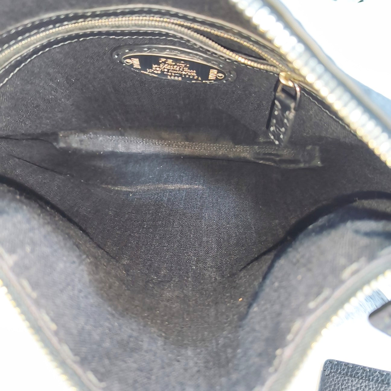 Calfskin Shoulder Bag Black