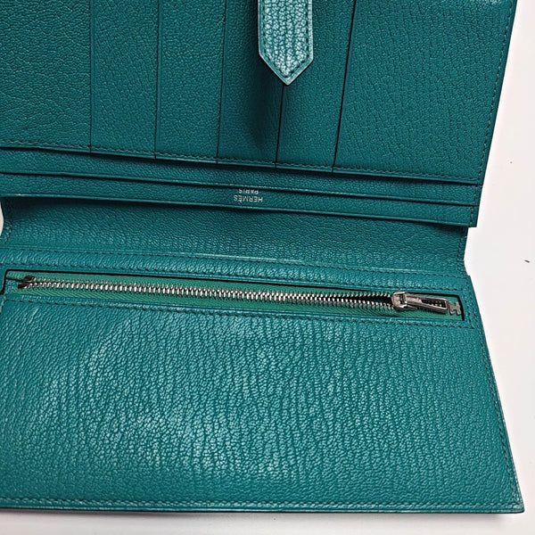 Bearn Chèvre Mysore Green Wallet