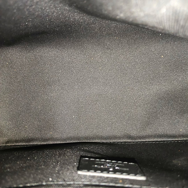 KEEPALL Monogram Coated Canvas Black