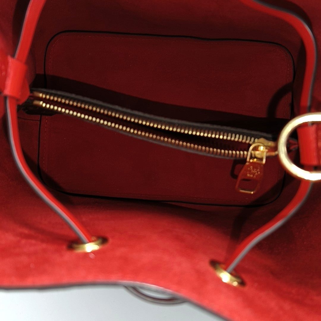NÉONOÉ MM Monogram Coated Canvas Brown