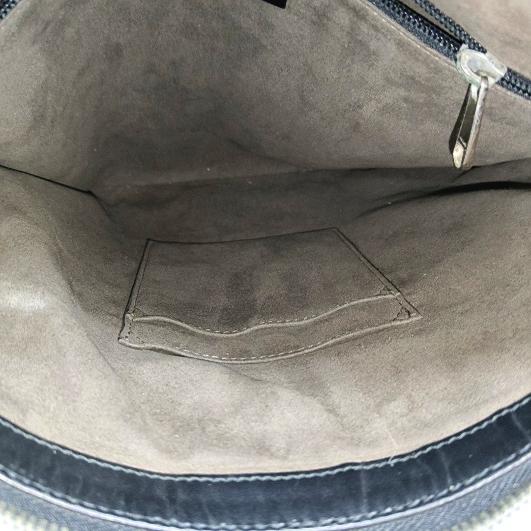 Signature Monogram Calfskin Black