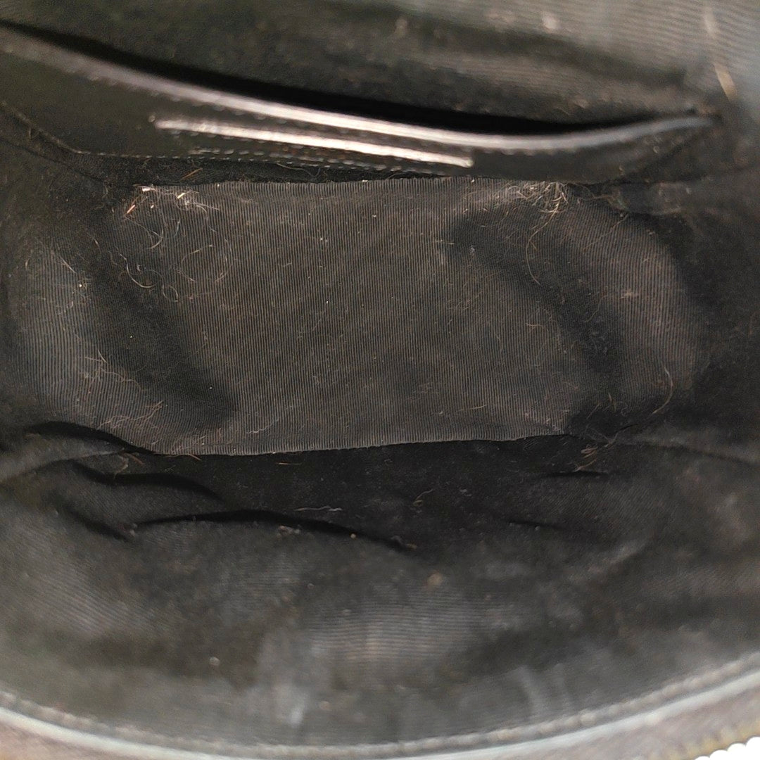 80'S VANITY Quilted Calfskin Black