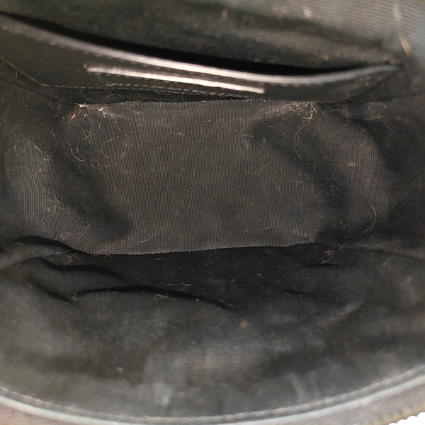 80'S VANITY Quilted Calfskin Black