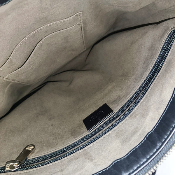 GG Imprime Monogram Calfskin Black