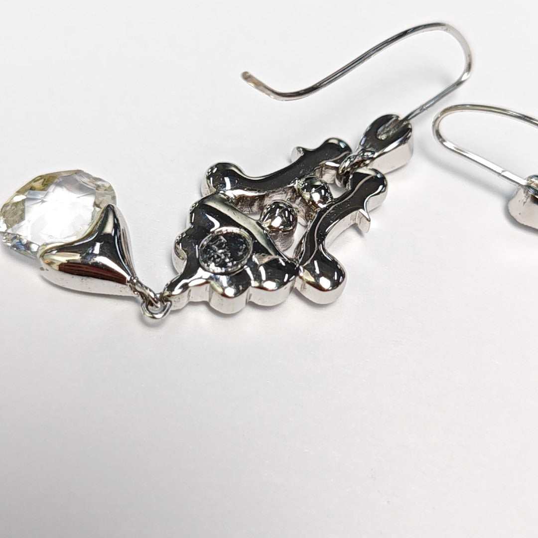 Metal Silver Earrings