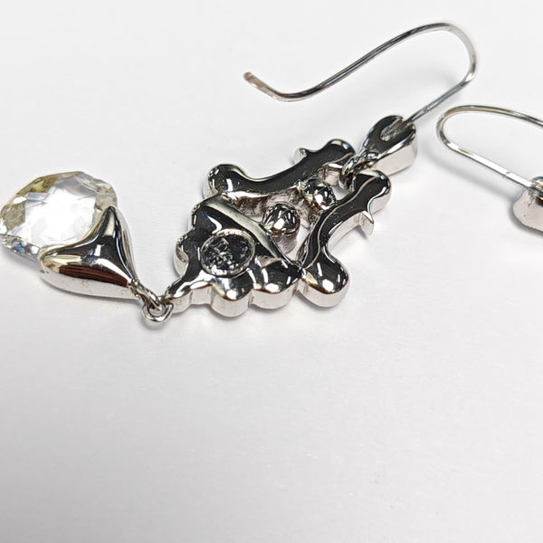 Metal Silver Earrings
