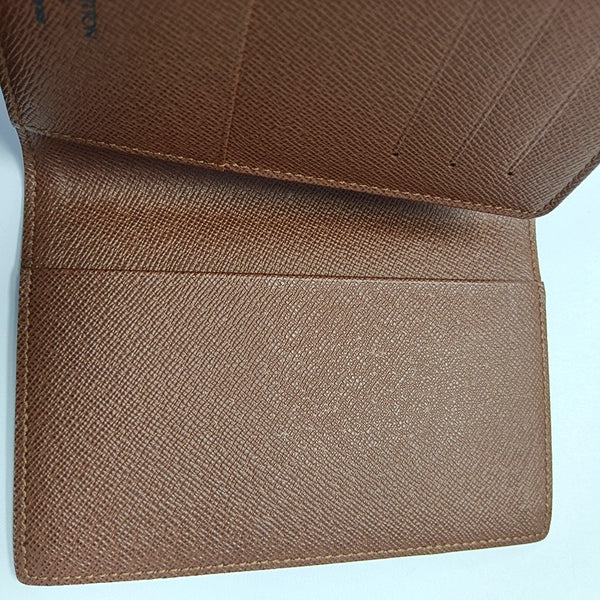 Monogram Coated Canvas Card Holder Brown