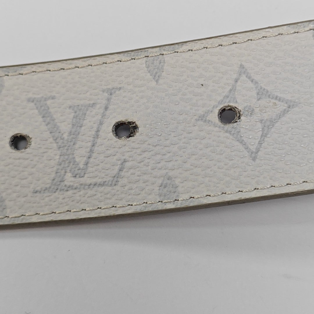 Coated Canvas Belt Gray