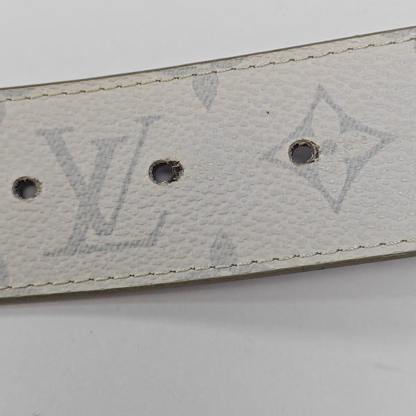 Coated Canvas Belt Gray