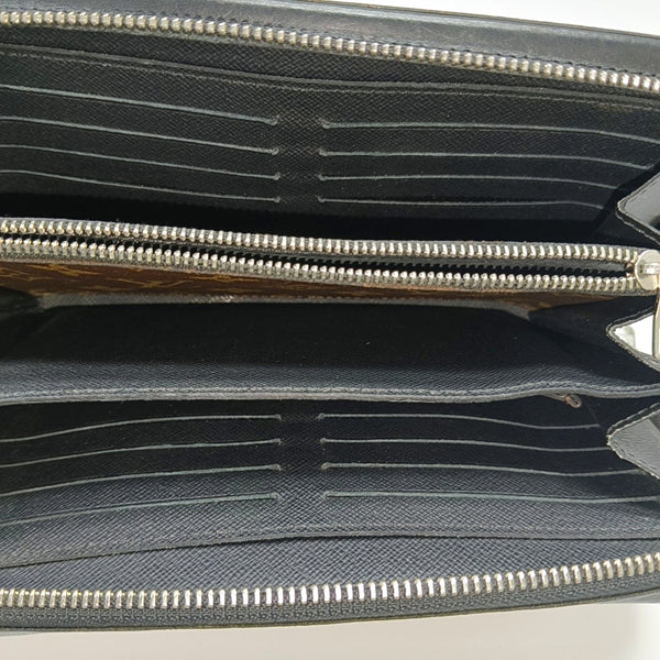 Monogram Coated Canvas Wallet Brown
