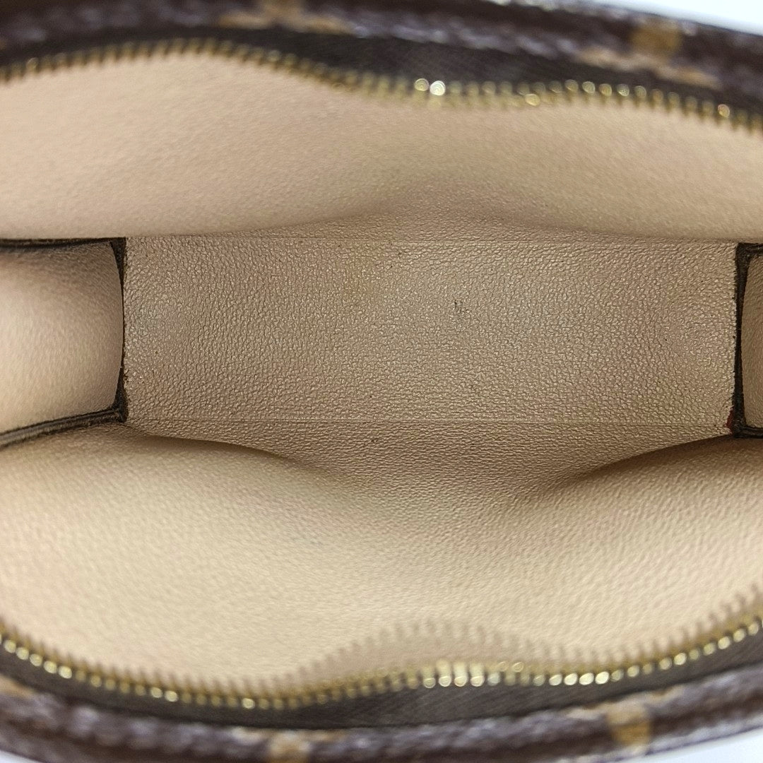 TOILET POCKET 19 Monogram Coated Canvas Brown