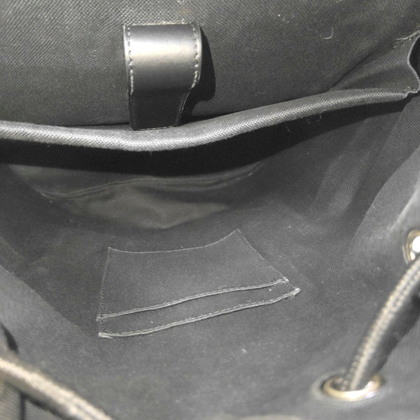 GG Supreme Monogram Coated Canvas Black