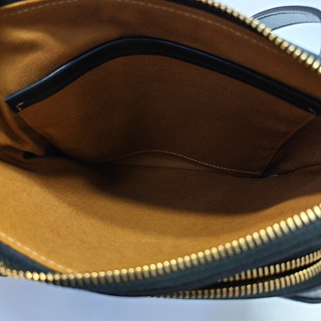 Coated Canvas Small Brown