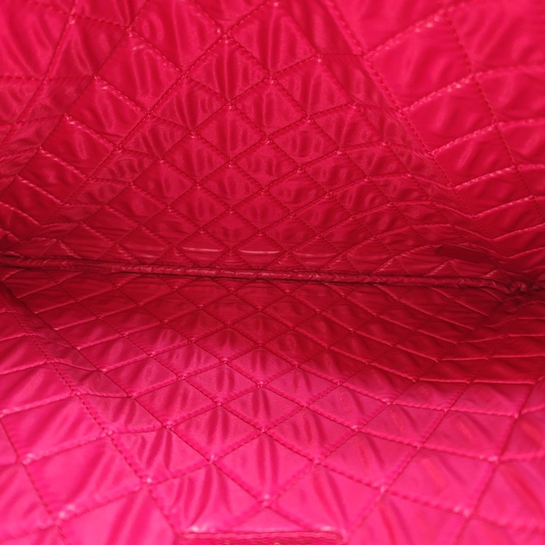 BOY CHANEL Large Quilted Calfskin Pink