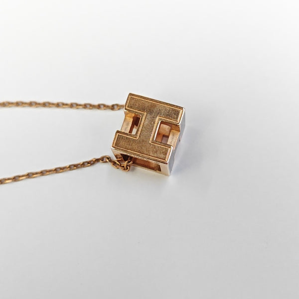 Cage D'h Metal Rose Gold Necklace