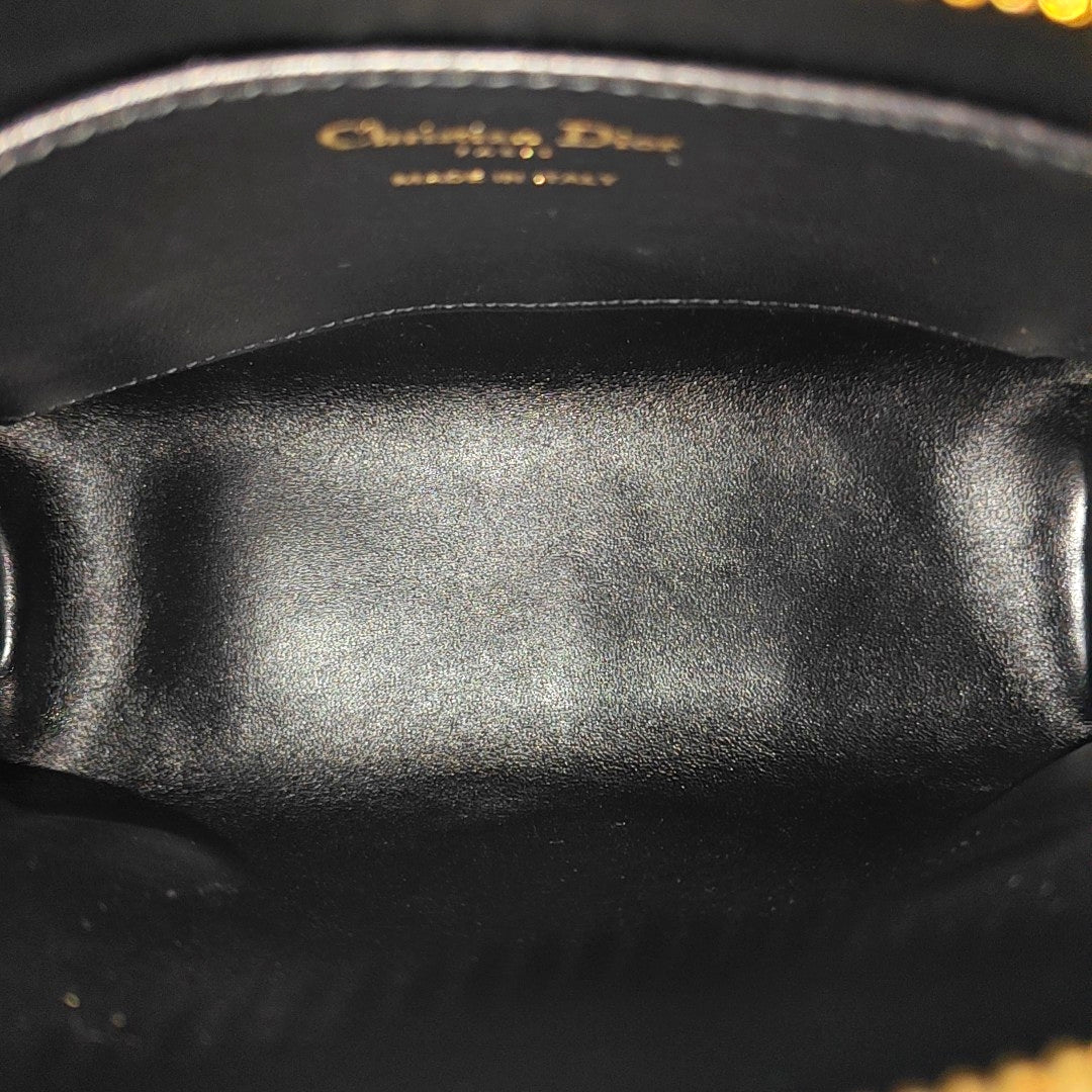 Miss Caro Mini Cannage Lambskin Black